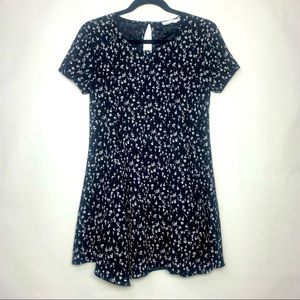 LUSH Floral Shortsleeved Mini Dress